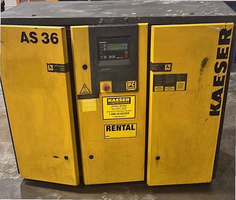 Kaeser AS36 Rotary Screw Air Compressor 30 HP, 129 CFM - READ FULL DESCRIPTION