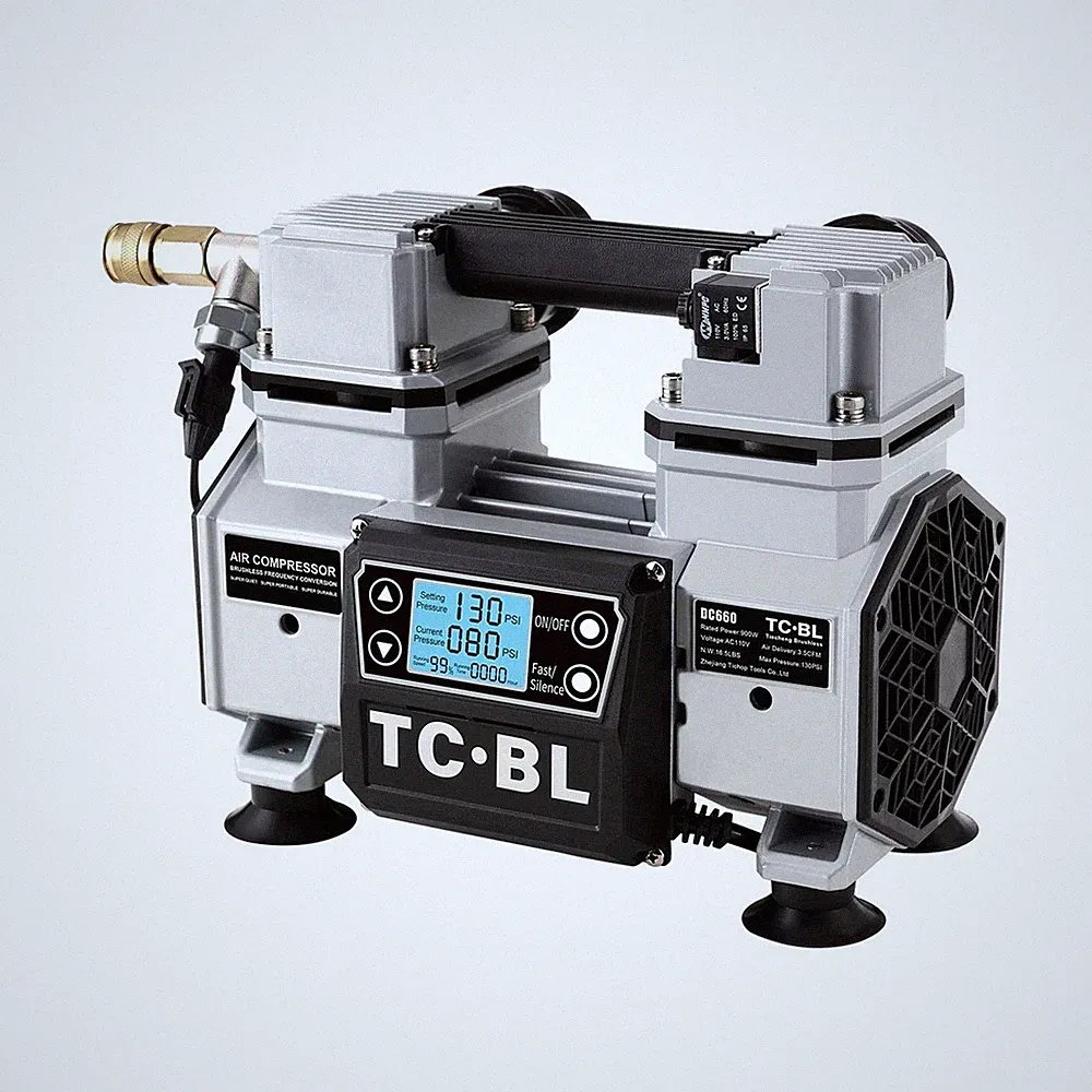 Portable Air Compressor 110V,Ultra Quiet Air Compressor Oil Free and Lightwei...
