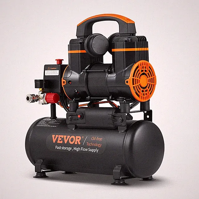 Silent Air Compressor 900/1450/1800W Quiet Oil-free Portable Air Pump for Repair